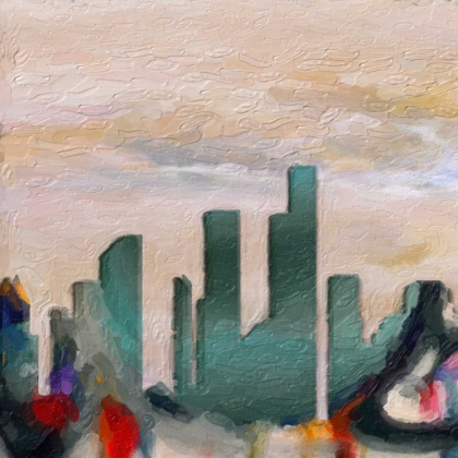 Picture of ABSTRACT SKYLINE 1