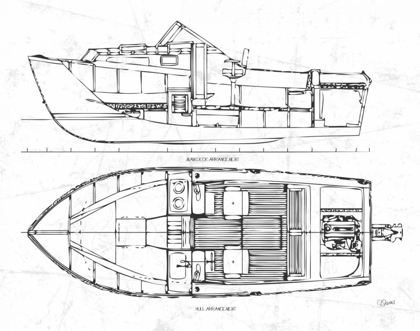 Picture of BOAT BLUEPRINT 2 WHT