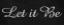 Picture of LET IT BE 3