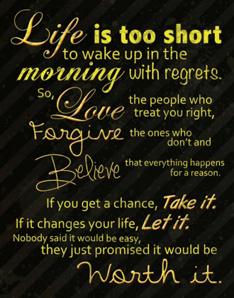 Picture of LIFE IS SHORT