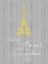Picture of PARIS QUOTE GRAY