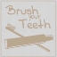 Picture of BRUSH TEETH BROWN