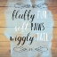 Picture of FUR PAWS TAIL WOOD SIGN