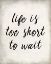 Picture of LIFE IS SHORT