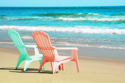 Picture of ADIRONDAK CHAIRS ON THE BEACH