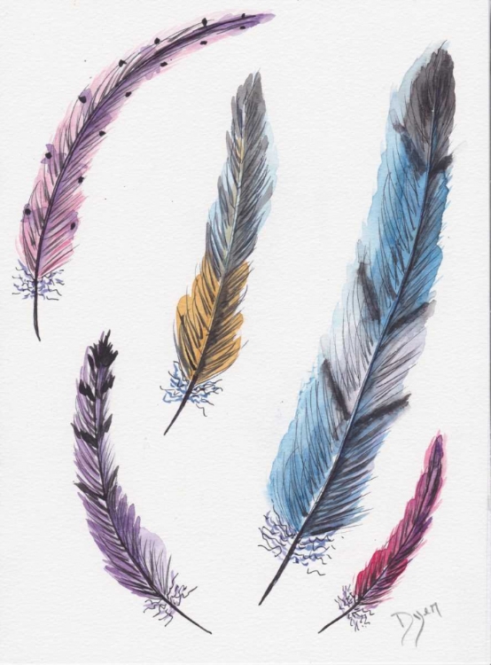 Picture of OCTOBER FEATHERS II