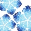 Picture of BLUE OMBRE DAMASK 1