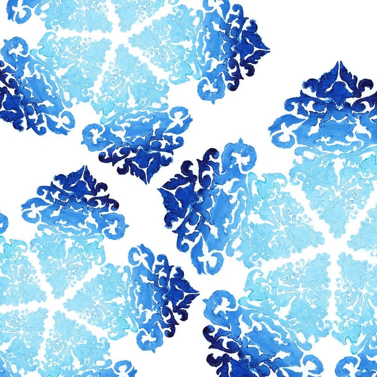 Picture of BLUE OMBRE DAMASK 1