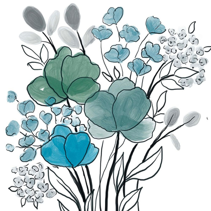 Picture of TEAL BOUQUET
