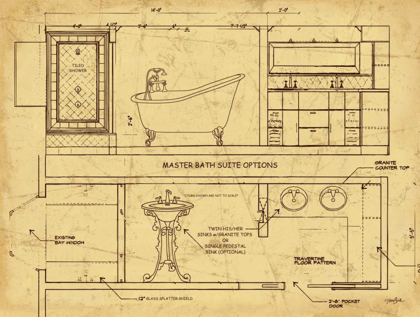 Picture of BATH BLUEPRINT 1 BROWN