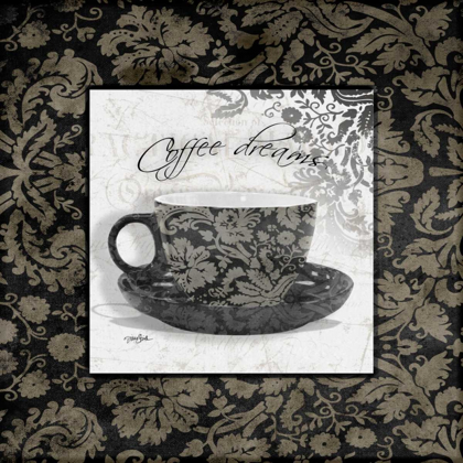 Picture of GREY COFFEE DAMASK 1