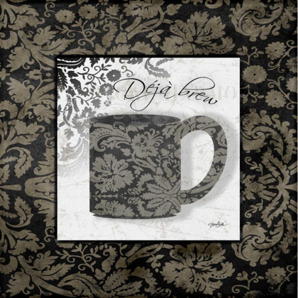 Picture of GRAY COFFEE DAMASK 2