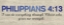 Picture of PHILIPPIANS 4:13