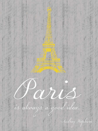 Picture of PARIS QUOTE GRAY 2