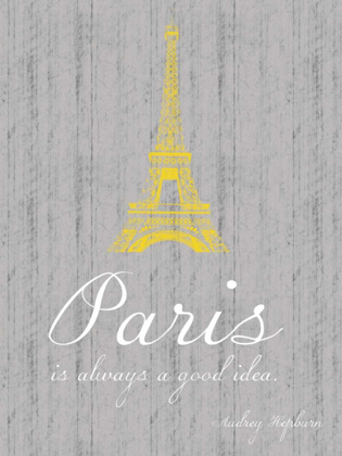 Picture of PARIS QUOTE GRAY 2