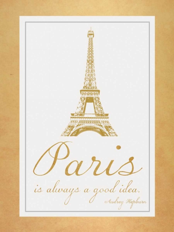 Picture of PARIS QUOTE 2 GOLD