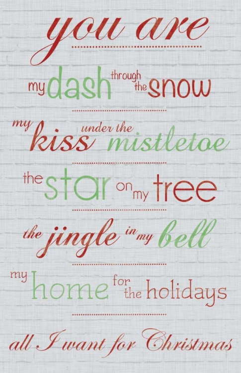 Picture of ALL I WANT