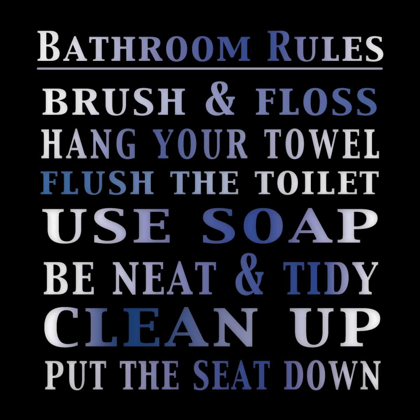Picture of BATH RULES 2B