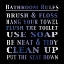 Picture of BATH RULES 2B