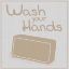 Picture of WASH HANDS BROWN