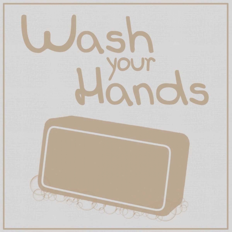 Picture of WASH HANDS BROWN