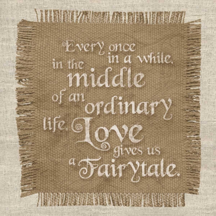 Picture of BURLAP FAIRYTALE