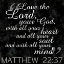 Picture of LOVE THE LORD RELIGIOUS BW