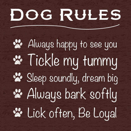 Picture of DOG RULES