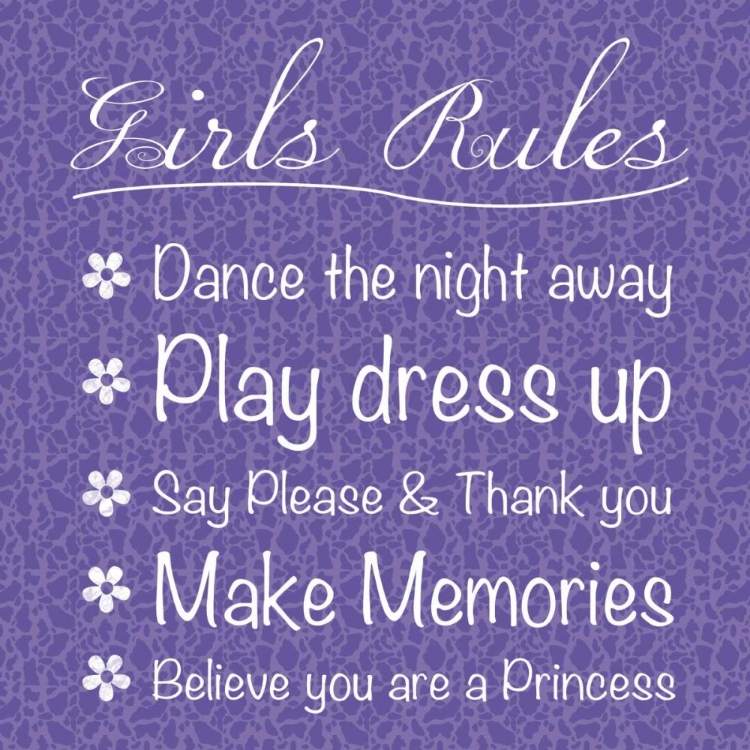 Picture of GIRLS RULES