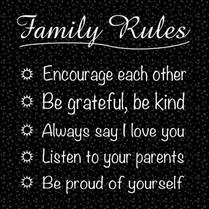 Picture of FAMILY RULES