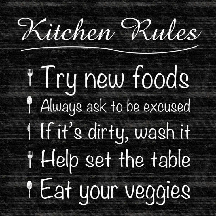 Picture of KITCHEN RULE