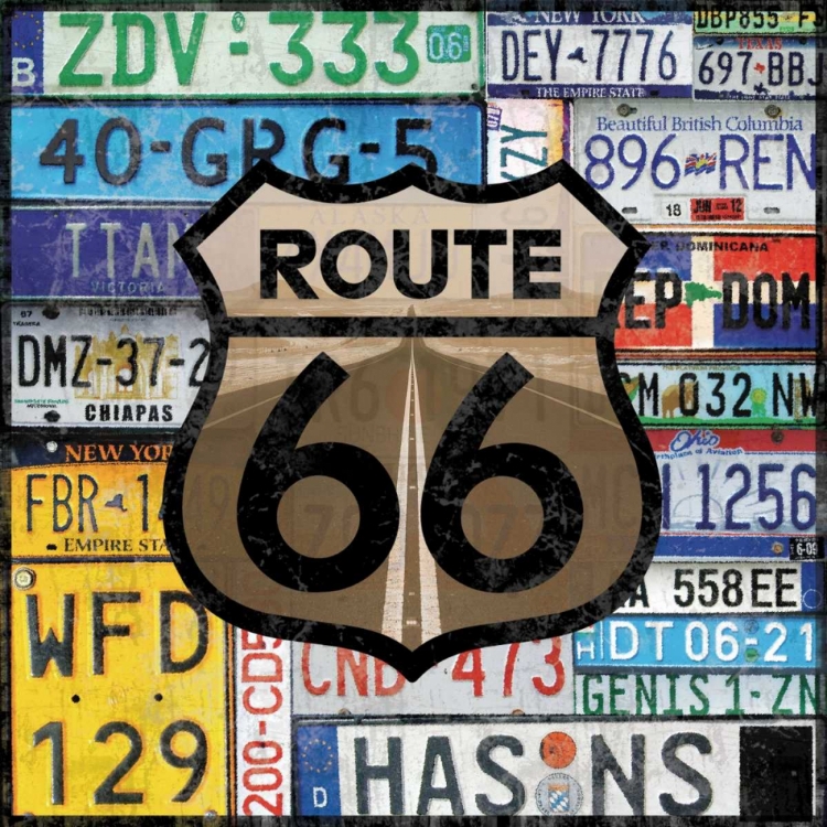 Picture of ROUTE 66 PLATES