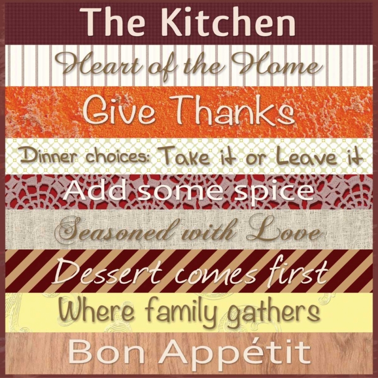 Picture of KITCHEN THOUGHTS PATTERNS