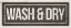 Picture of WASH AND DRY