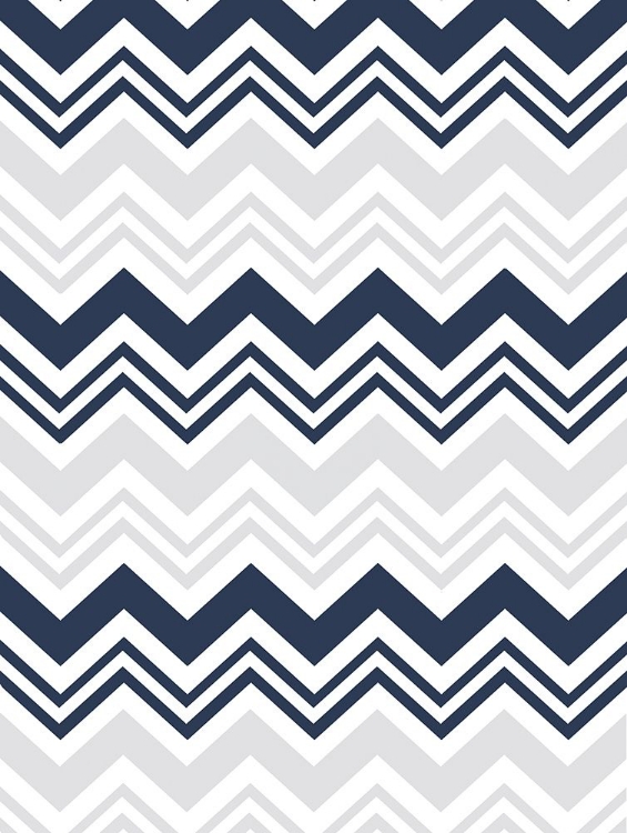Picture of BLUE GREY CHEVRON