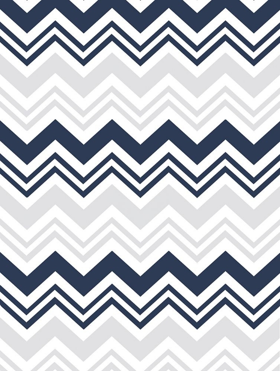 Picture of BLUE GREY CHEVRON