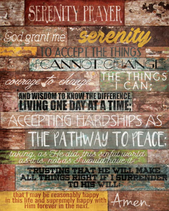 Picture of SERENITY PRAYER