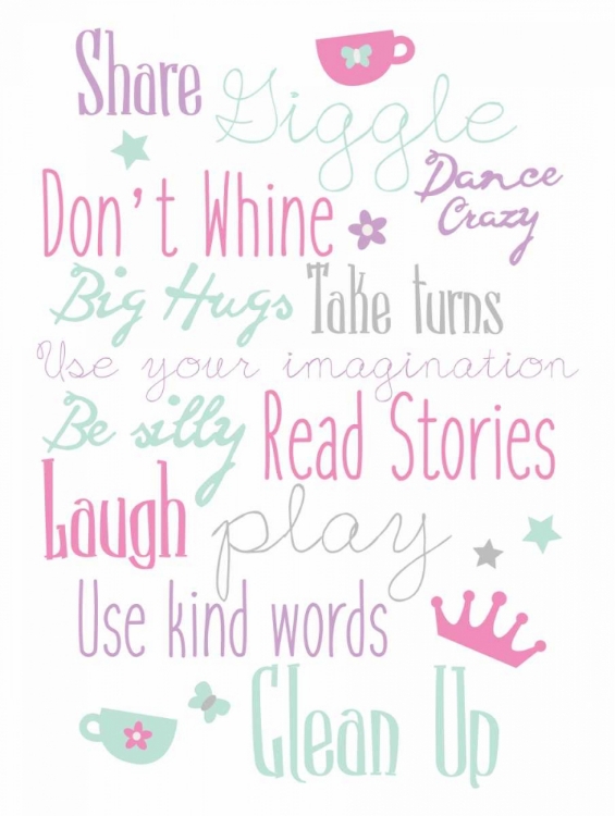 Picture of GIRLS PLAY ROOM RULES