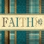 Picture of FAITH PLAID IN TURQUOISE