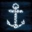 Picture of SHELL ANCHOR DEEPER BLUE