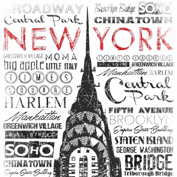 Picture of NEW YORK WORDS