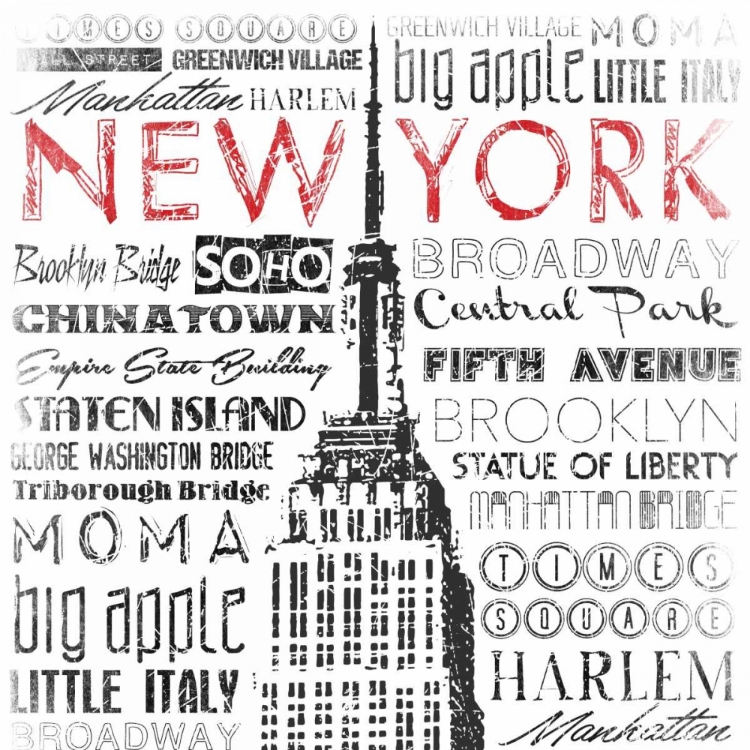 Picture of NEW YORK WORDS MATE