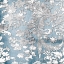 Picture of SILVER BLUE FLORAL STAMP TWO