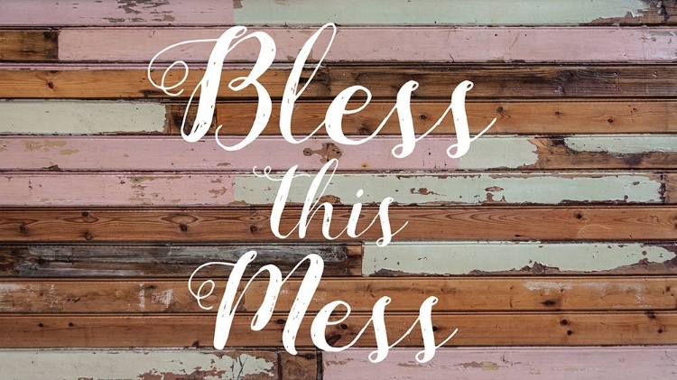 Picture of BLESS THIS MESS BARNWOOD