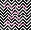 Picture of LIVE LIKE A PARISIAN CHEVRON BLACK WHITE
