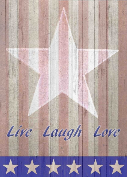 Picture of LIVE LAUGH LOVE FLAG