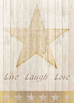 Picture of LIVE LAUGH LOVE GOLD