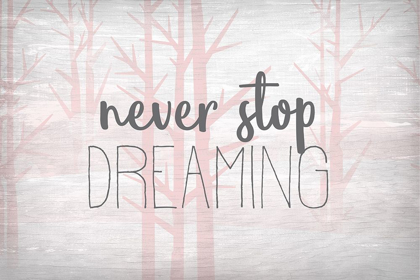 Picture of NEVER STOP DREAMING PINK