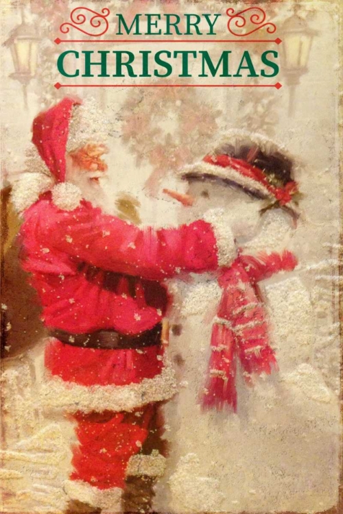 Picture of SANTA AND SNOWMAN