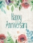 Picture of VINTAGE FLORAL HAPPY ANNIVERSARY
